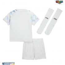 Otroški Nogometni dresi Inter Milan Gostujoči 2025-26 Kratek Rokav (+ Kratke hlače)